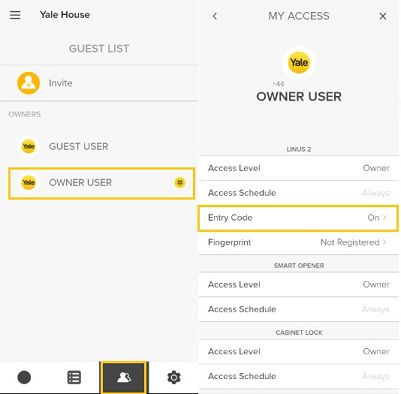 Toegangscode instellen voor Smart Keypad 2