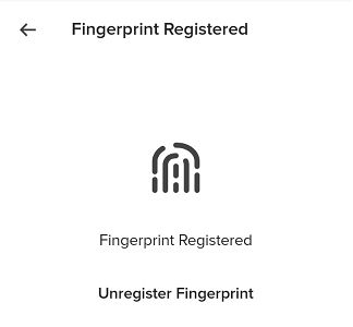 Vingerafdruk afmelden in Yale Home app