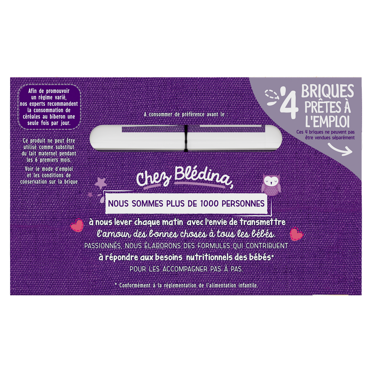 Blédina-Blediner-Green Vegetables-6m+-4 x 250 ml