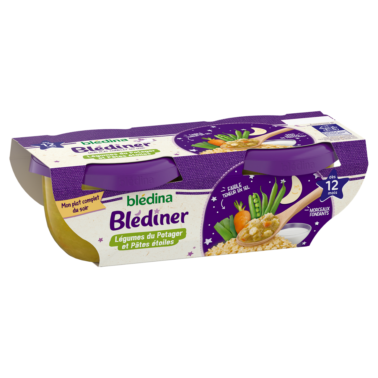 Blédina-Blediner-Vegetables Pasta-12m+-400 g