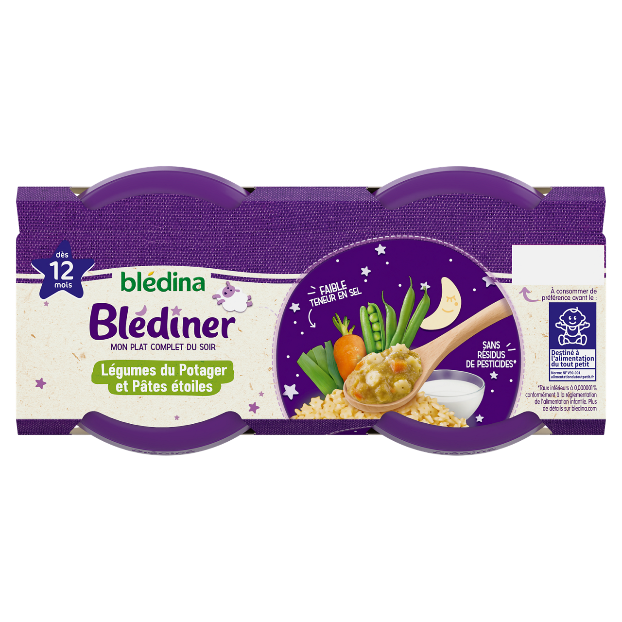 Blédina-Blediner-Vegetables Pasta-12m+-400 g