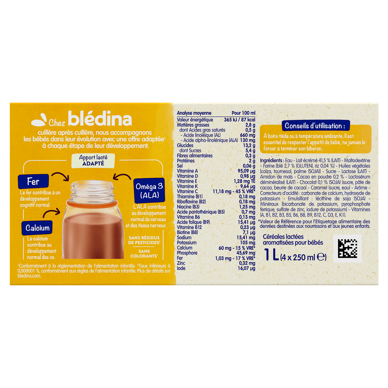 Biscuit Chocolate-9m+-250 ml