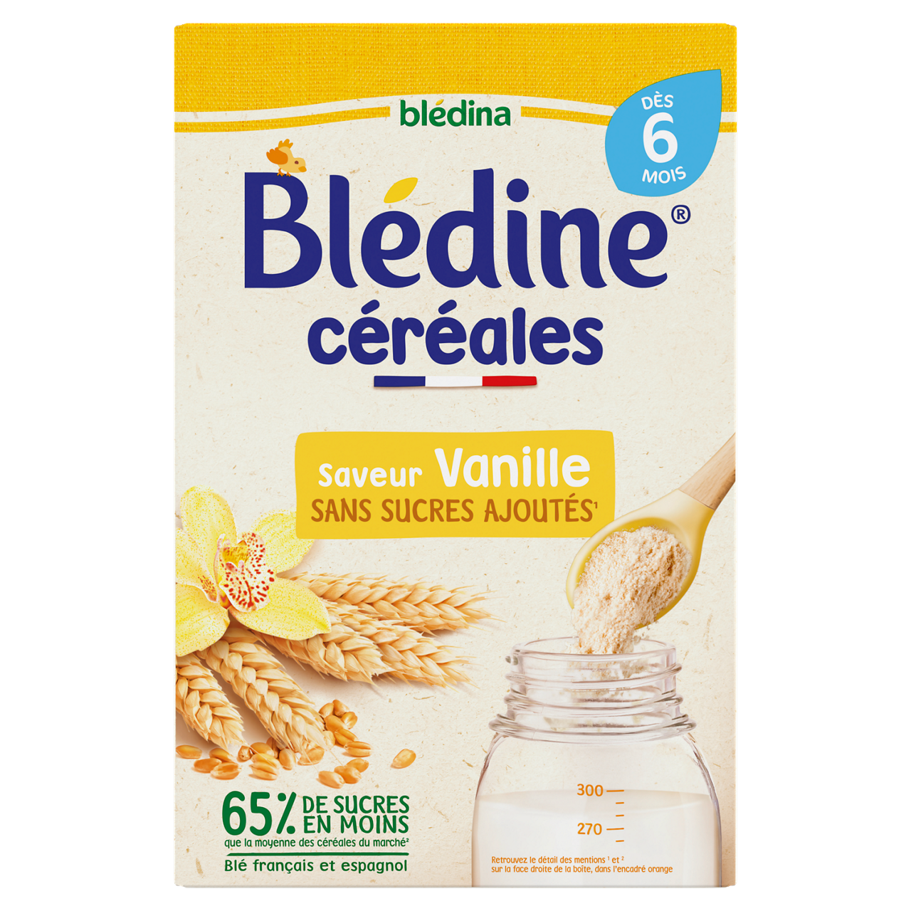 Blédina-Blédine-Wheat and Vanilla-6m+-400 g