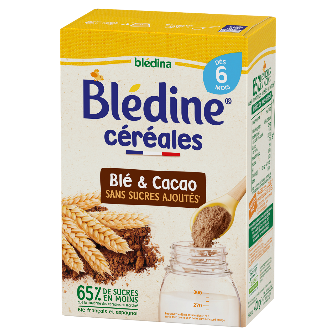 Blédina-Blédine-Cacao-6m+-400 g