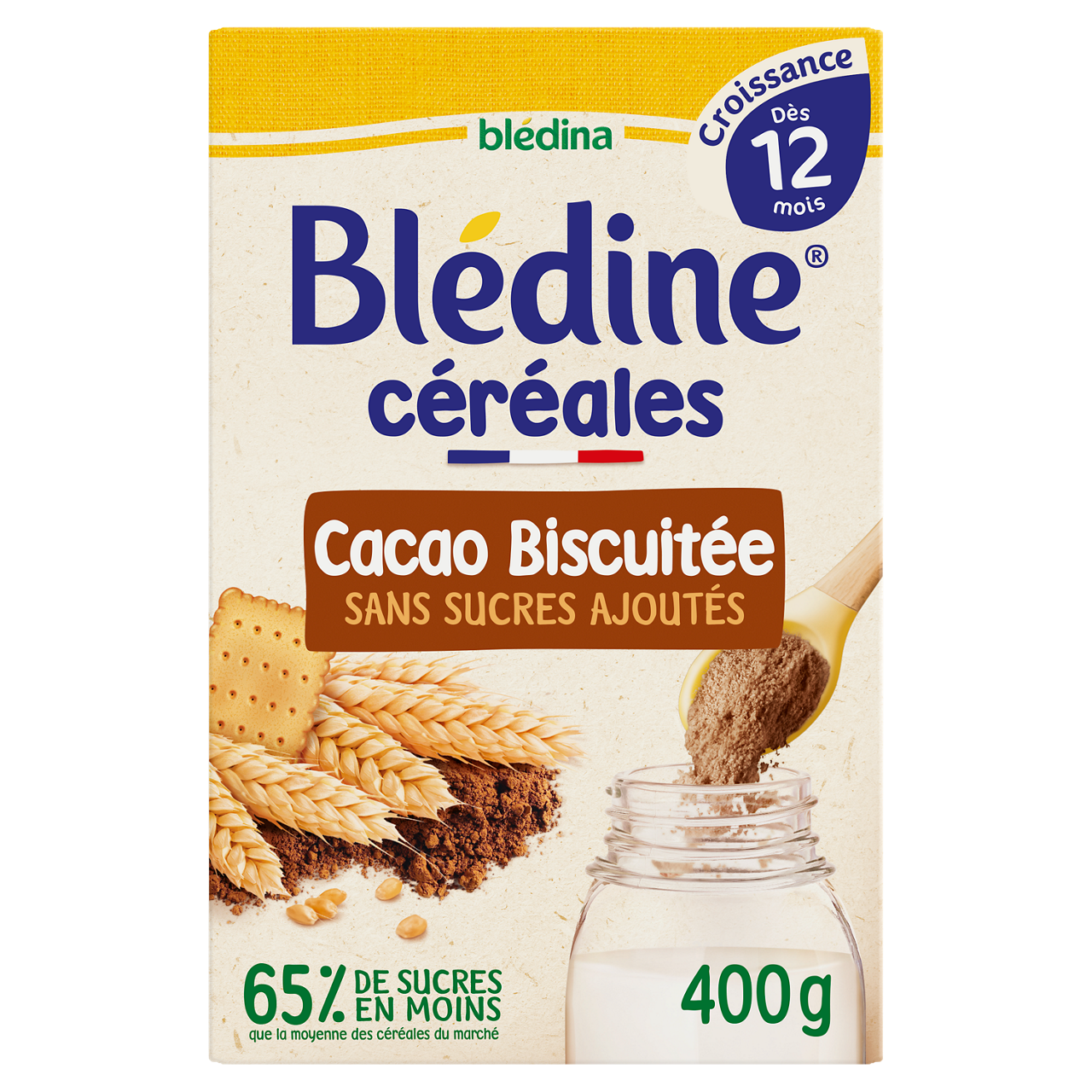 Blédina-Blédine-Cacao | Biscuit-12m+-400 g