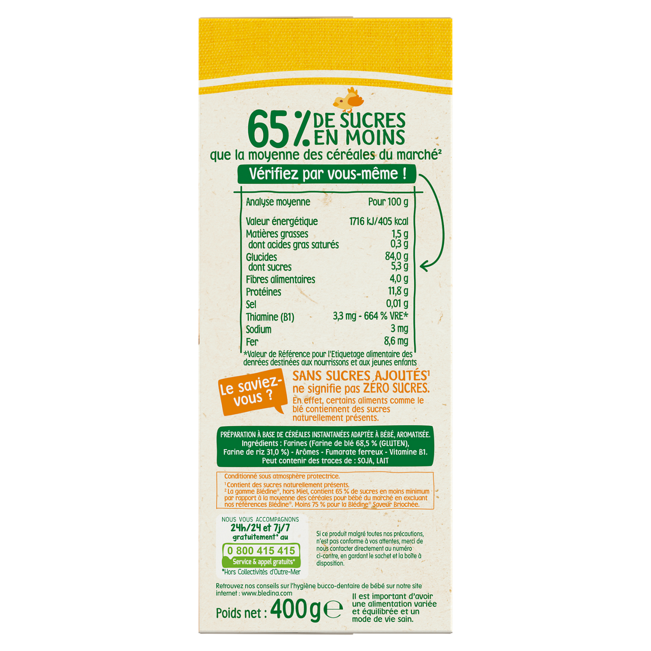 Blédina-Blédine-N/A-8m+-400 g