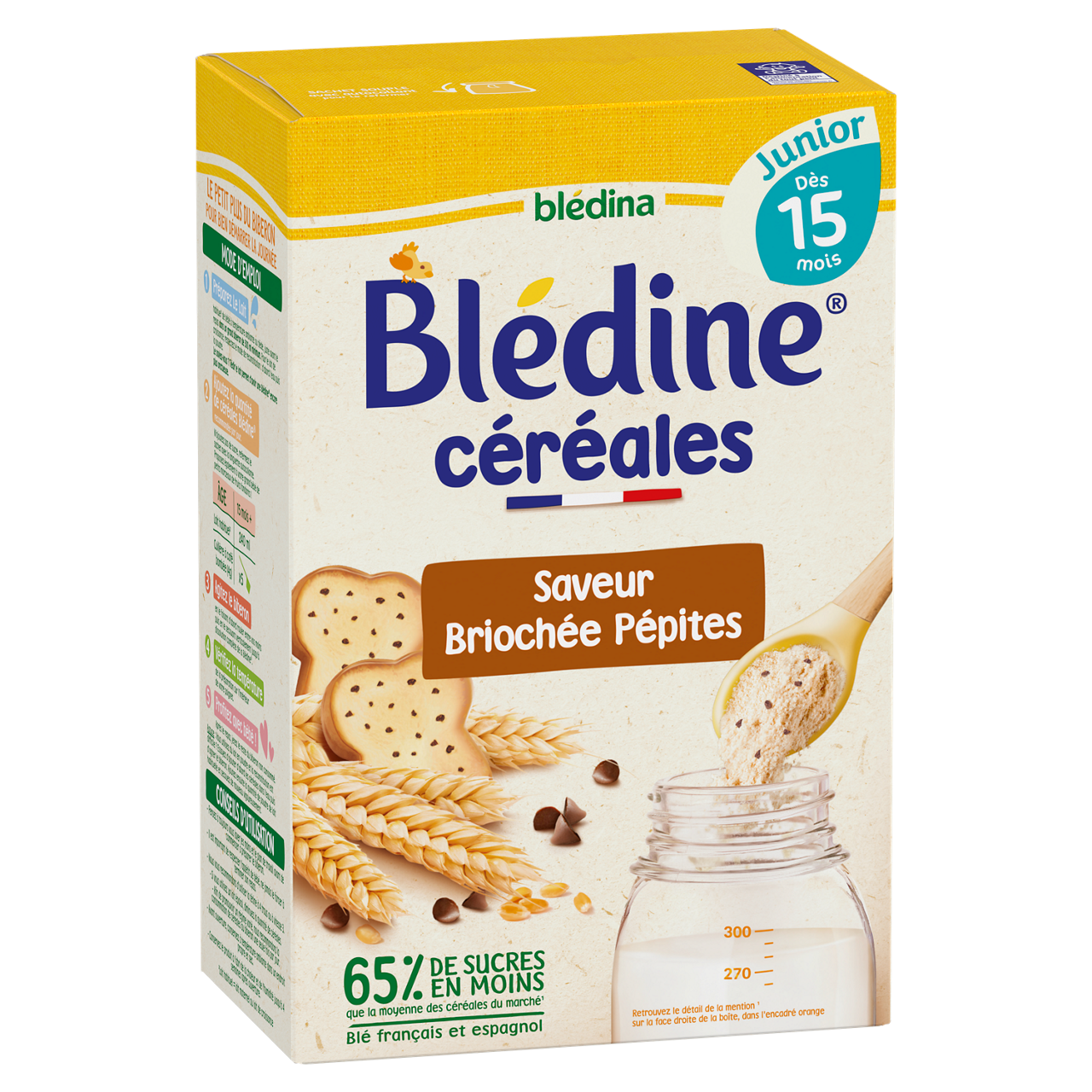 Blédina-Blédine Junior-Brioche Pepite-15m+-400 g