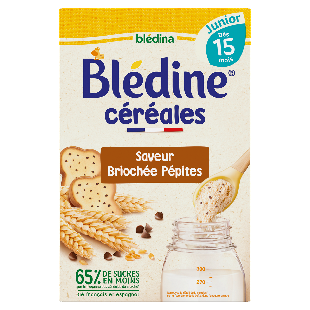 Blédina-Blédine Junior-Brioche Pepite-15m+-400 g