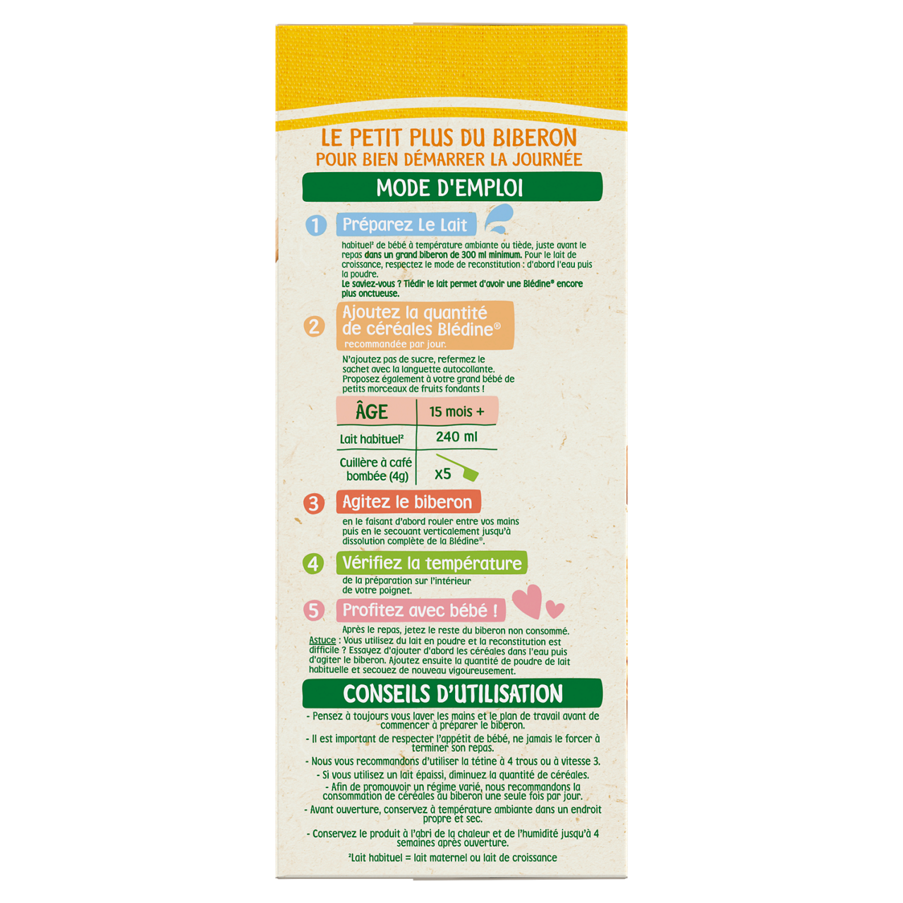 Blédina-Blédine Junior-Brioche Pepite-15m+-400 g