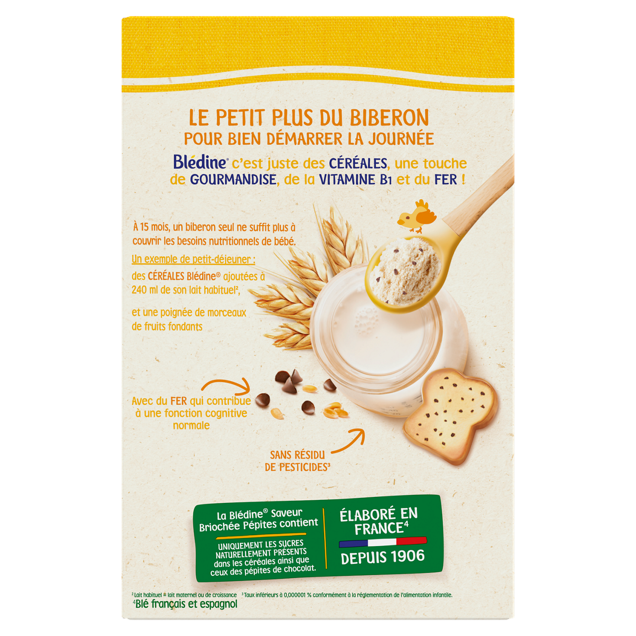 Blédina-Blédine Junior-Brioche Pepite-15m+-400 g