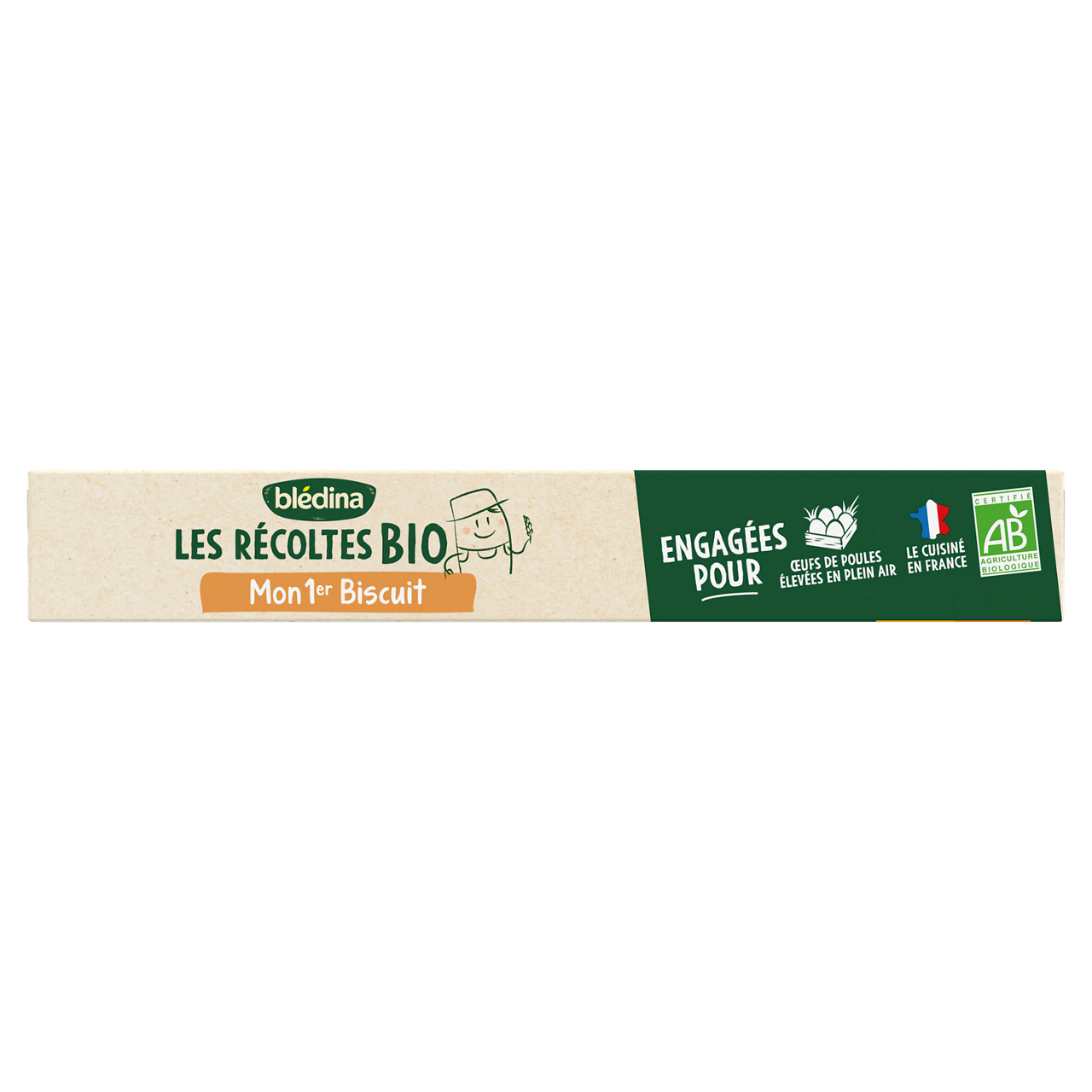 Blédina-Les récoltes bio-Biscuit-8m+-150 g