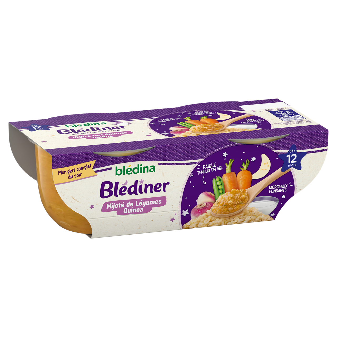 Blédina-Blediner-Vegetables Quinoa-12m+-400 g