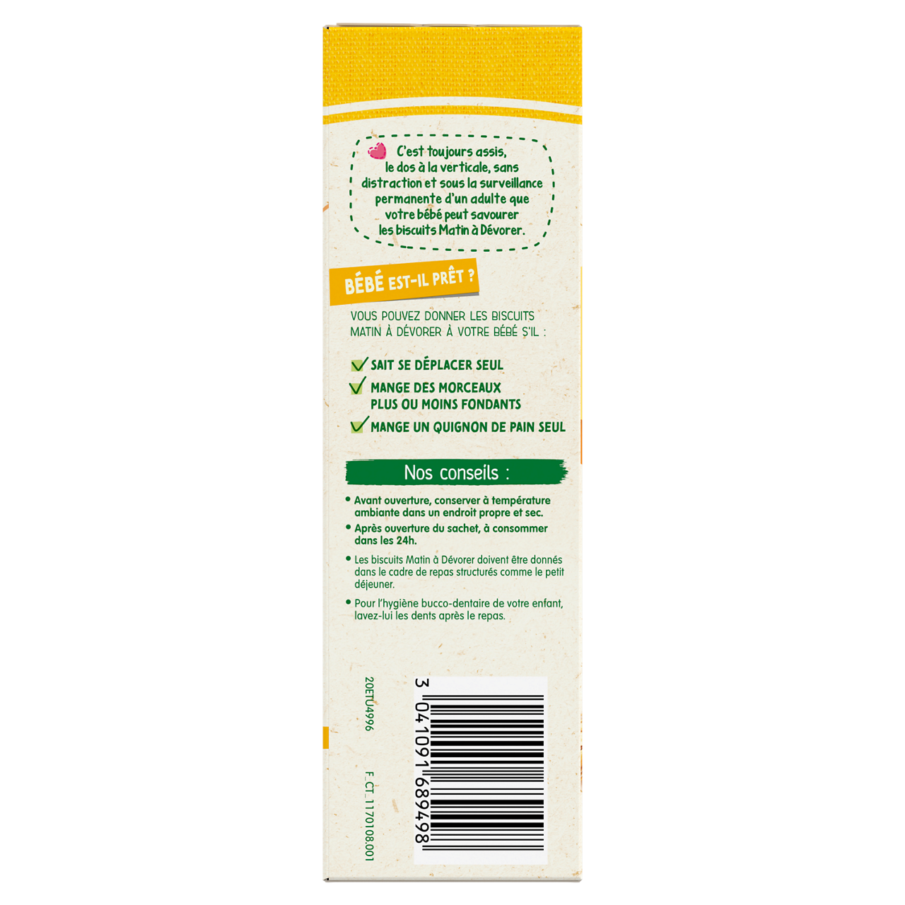 Blédina-Mini Matin-Wheat and Cacao-15m+-168 g