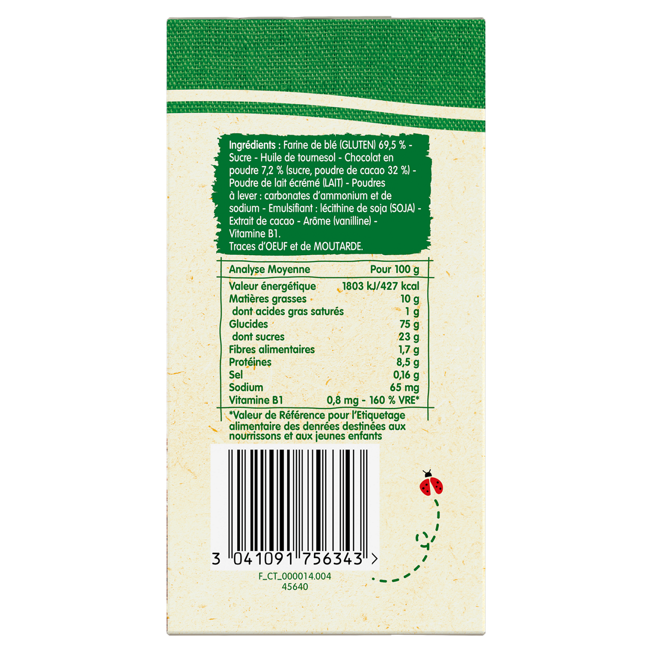 Blédina-Bledina-Biscuit - Cacao-12m+-150 g