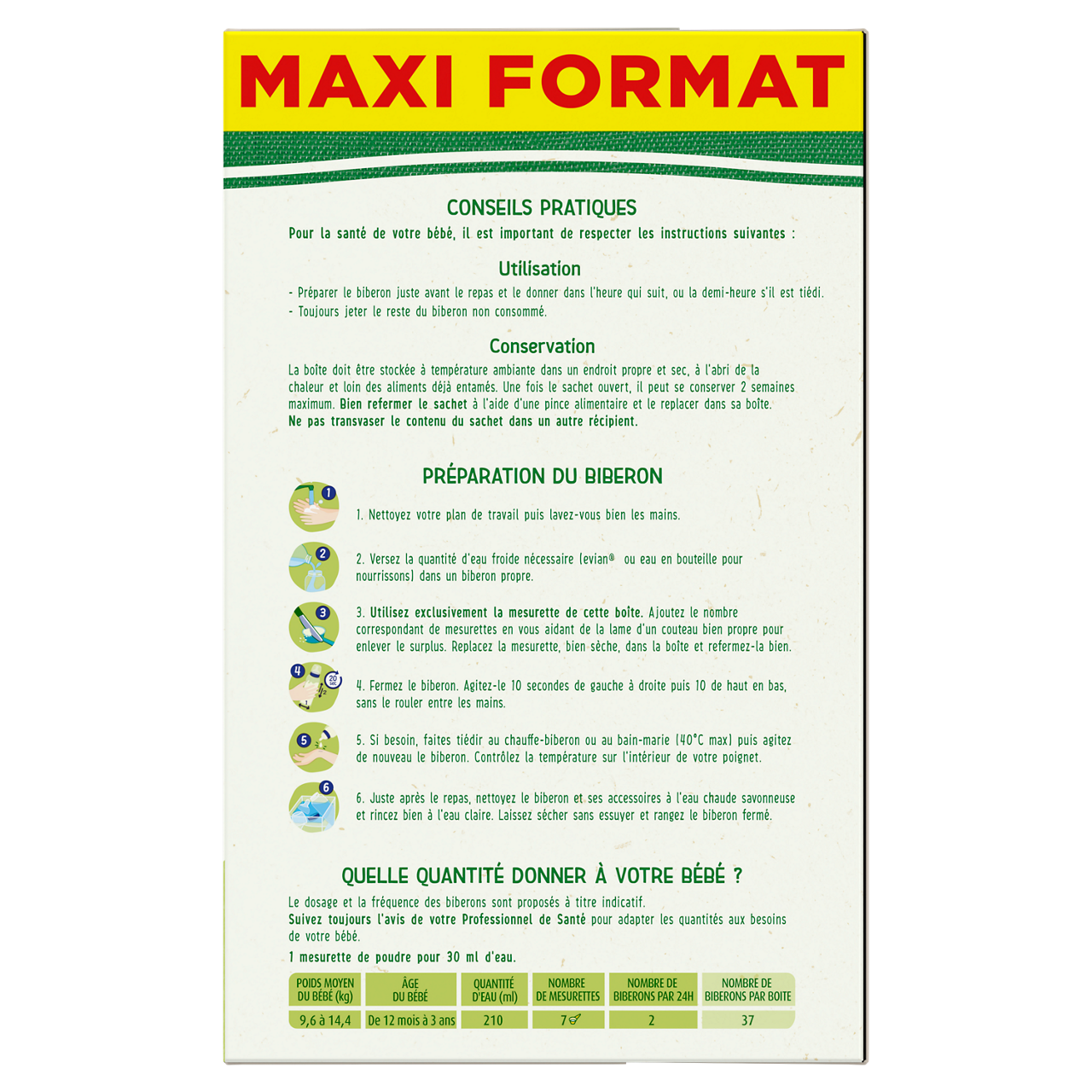 Blédina-Blédilait Croissance-Unflavoured-12m+-1,2 kg