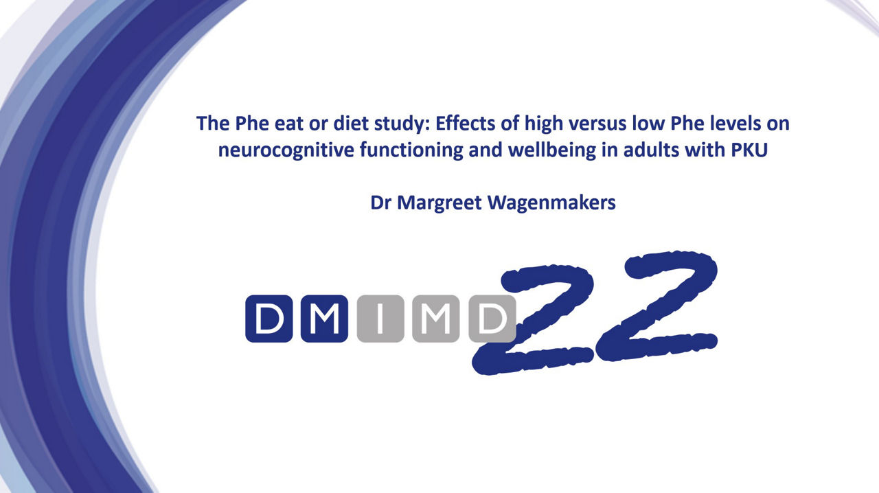 DMIMD 2022 - The Phe eat or diet study