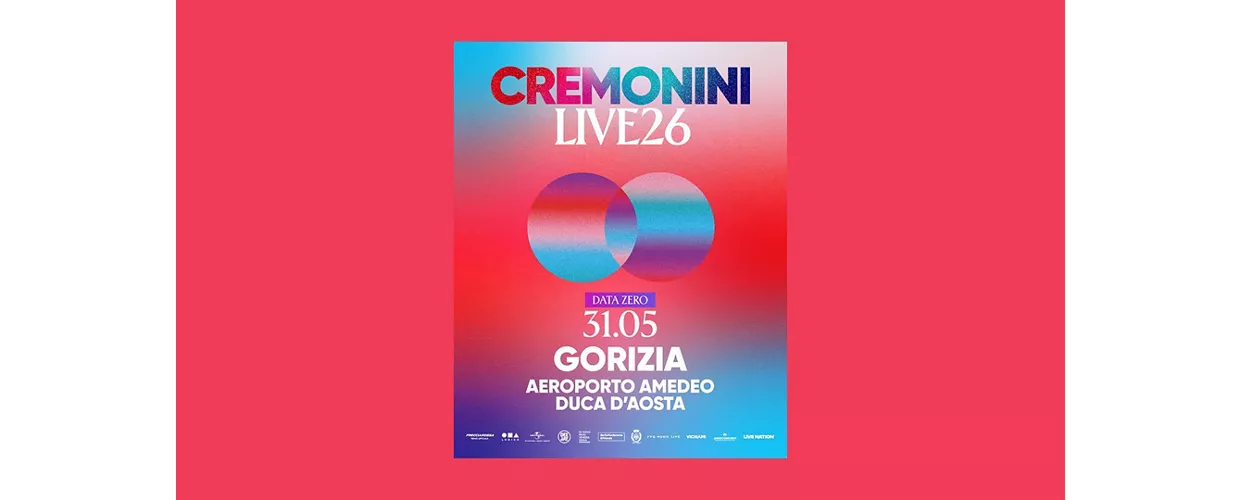 Cremonini Live 2026 Gorizia