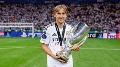 modric with real winning CL